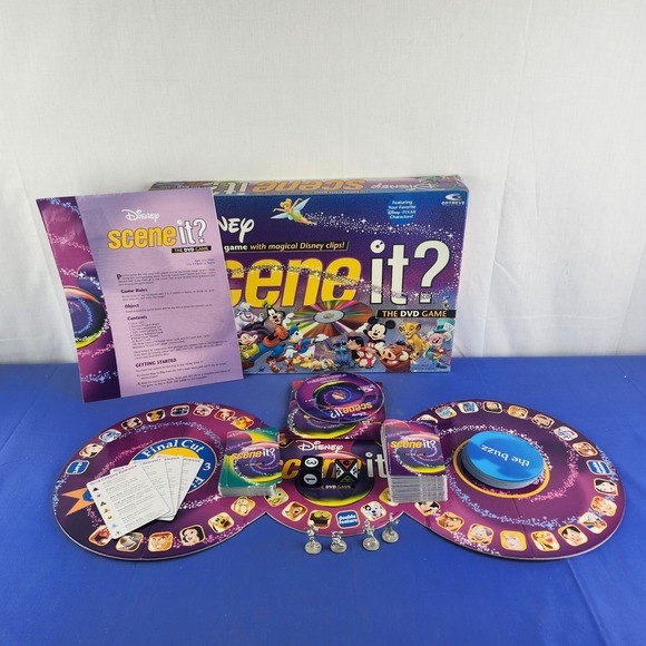 Disney Other - Disney Scene It? Family‎ Trivia Board Game DVD Original 1st Edition VGC